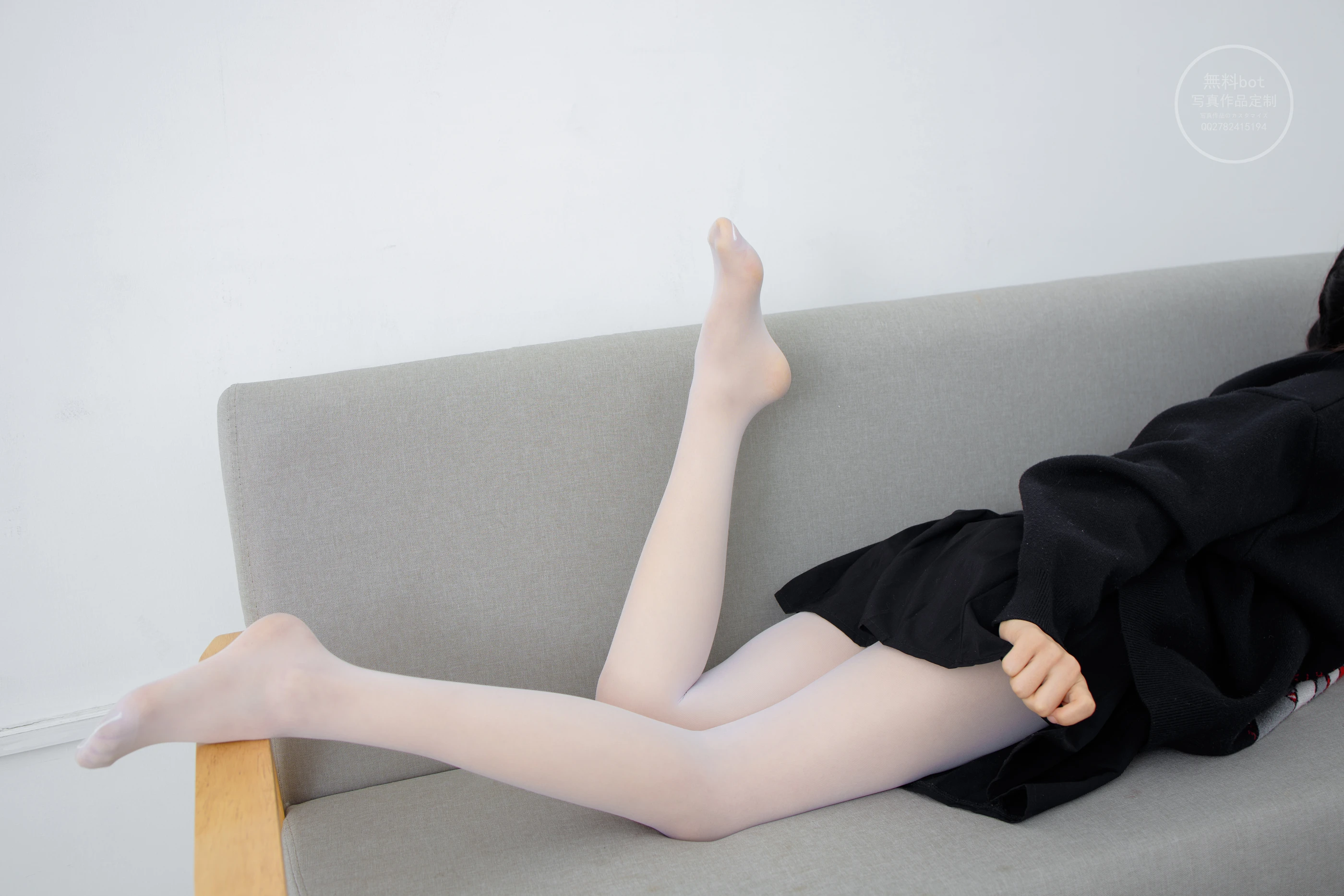 森萝财团 有料 NO.020 小奶糕Milky 双马尾美少女的白丝美腿 [86P]插图4